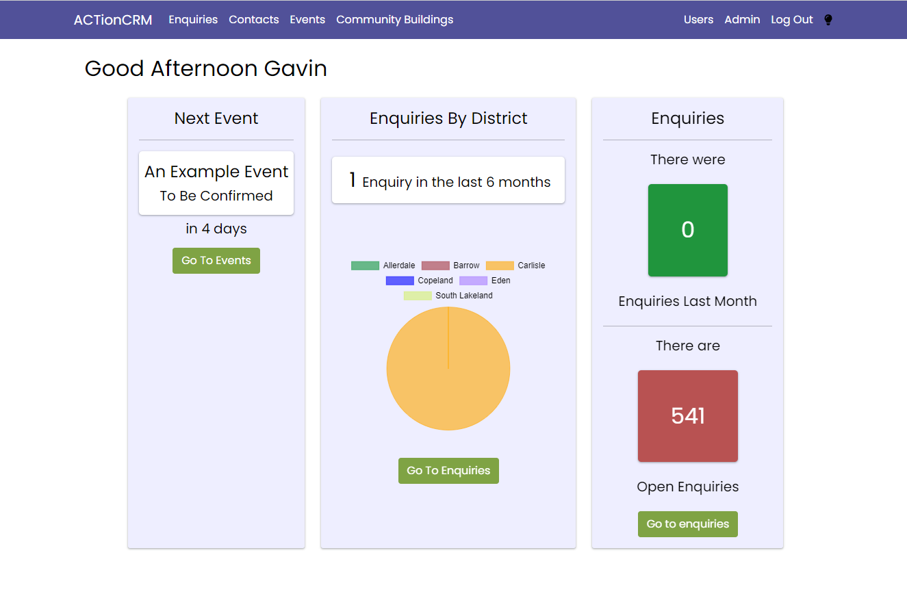 Building - View details on all tracked community buildings, and search for ones meeting requirements.